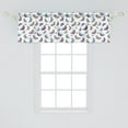 thumbnail image 2 of Ambesonne Butterfly Window Valance, Ornamental Wings Image, 42" x 18", Multicolor, 2 of 3