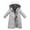 Silver, variant on XBASW Kids Baby Long down Coat Hooded Puffer Jacket Toddler Fall Winter Unisex Solid Color Warm Outerwear 3-11T