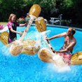 thumbnail image 4 of Inflatable Swimming Toys, Floating Row Battle Logs Water Toys, Floating Battle Set Rowing Toys, Float Rafts Pool Toys for Outdoor Pool Use, Pack of 4, 4 of 6