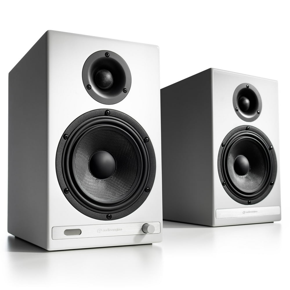 Audioengine HD6 Premium Powered Wireless Bookshelf Speakers Pair (White)