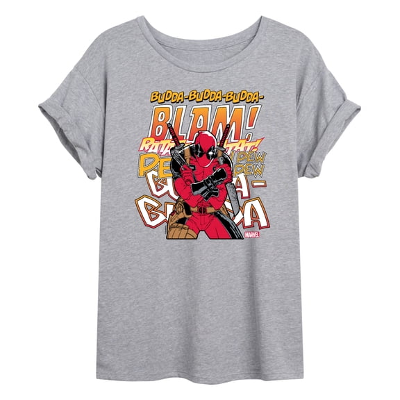 Marvel Deadpool - Blam - Women's Oversized Graphic T-Shirt