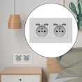 thumbnail image 3 of Wall Socket with USB Port,Charger Socket Dual USB Port Adapter,16A Power Outlet Residential Receptacle Electric,Charging Power Outlet with USB Ports Socket,French without Indicator jinwen Enchufe de pared con puerto USB, 3 of 8