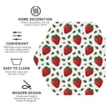 thumbnail image 3 of Kdxio Strawberry Funny Coasters,4 Pcs Leather Coasters,Housewarming Gifts,Protect Furniture from Water Marks Scratch and Damage, 3 of 8