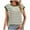 Green, variant on AherBiu Tank Tops for Women Striped Crewneck Sleeveless Stretch Comfy Knitted Pullover Summer Tops Blouse