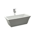thumbnail image 5 of Vanity Art 59'' x 29.5'' Freestanding Soaking Bathtub, 5 of 5