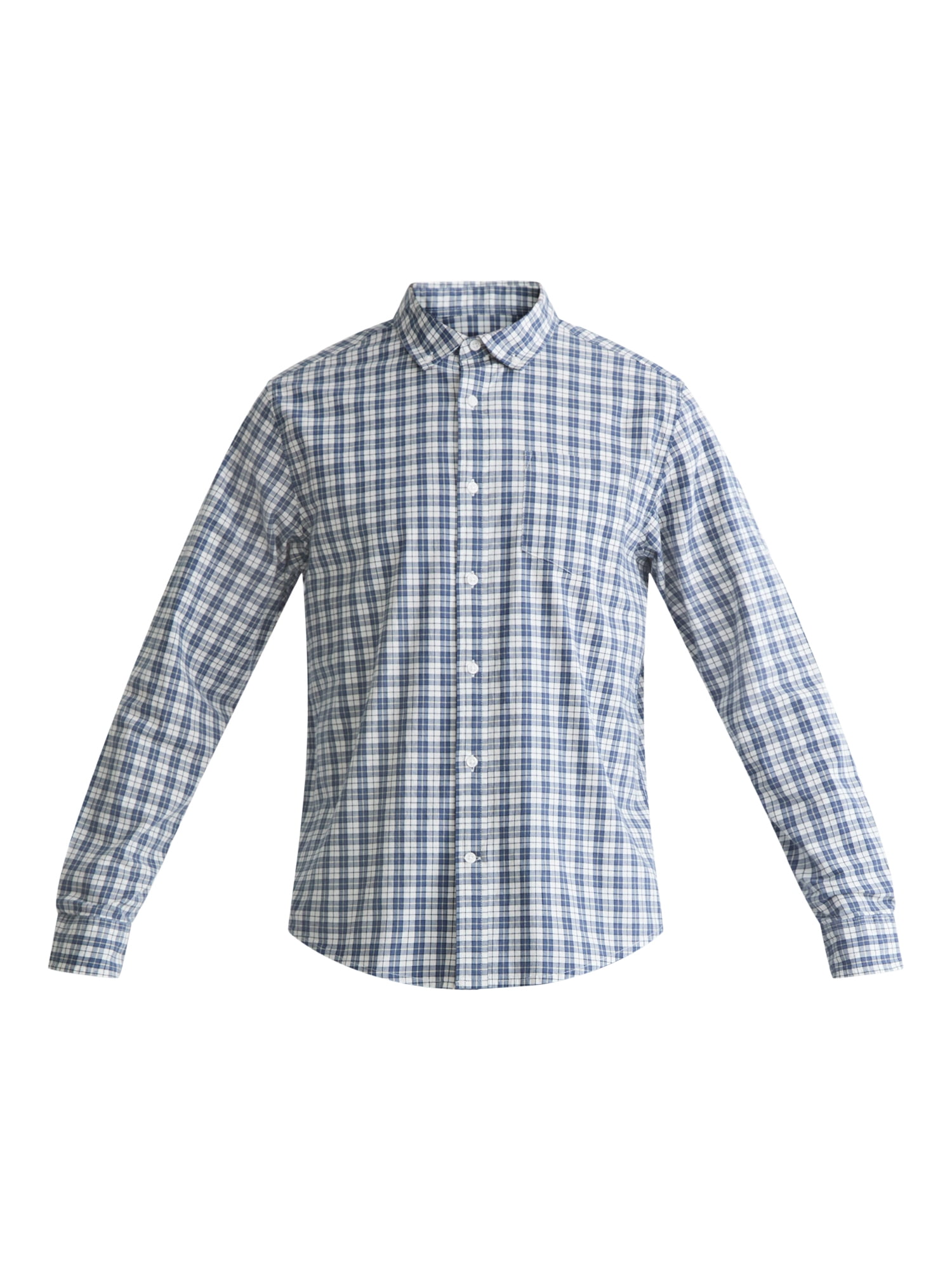 George Men's & Big Men's Classic Fit Poplin Shirt with Long Sleeves, Sizes S-3XL