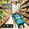 thumbnail image 7 of DLMCUH Foldable 2-in-1 Shopping Bag with Wheels, 23L Expandable Grocery Cart, Detachable Silent Wheels, Reusable Shoulder Tote for Supermarket, Travel & Errands(Blue), 7 of 7