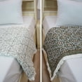 thumbnail image 5 of Block Print Cotton Indian Jaipuri Raza Quilt- 103"X95", 5 of 6