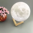 thumbnail image 2 of Lámpara de luna con control remoto 3D, luz de noche, lámpara de luna con palmaditas, iluminación de alimentación de atmósfera creativa, 2 of 4