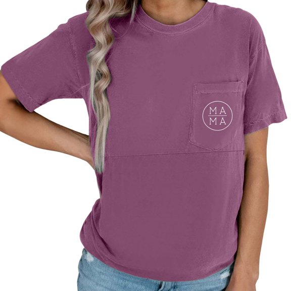 Gelikeya Womens Short Sleeve Nursing Tank Tops for Breastfeeding with Hidden Zippers Loose Fit Maternity Shirts Purple, Size S