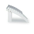 thumbnail image 3 of Riverbay Furniture Transitional Wood Outdoor Ottoman in White, 3 of 12