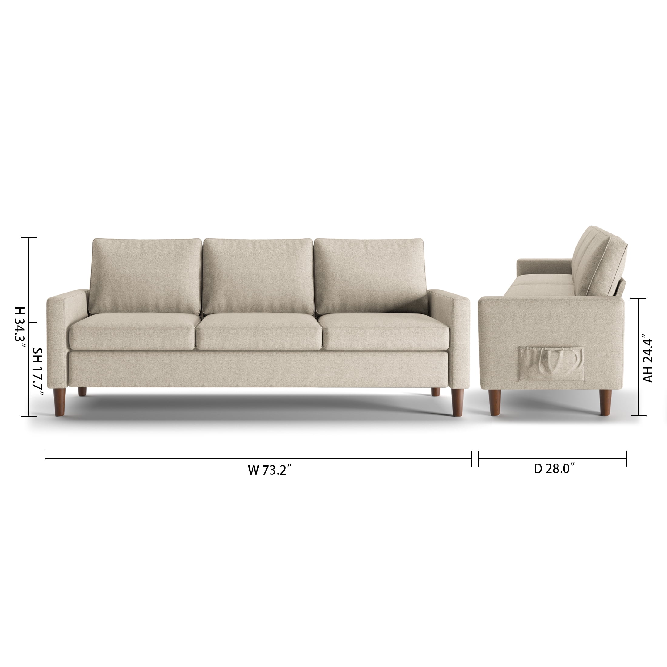 A&D Home Stowaway Sofa
