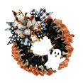 thumbnail image 2 of Guirnalda De Halloween Pantalla De Ventana Interior Al Aire Libre Guirnalda De Flores Navideñas BLESIY corona de halloween, 2 of 8