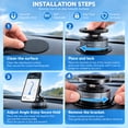 thumbnail image 3 of Universal Phone Vacuum Magnetic Holder, 360° Rotation Strong Suction for Car & Mirror, 3 of 10