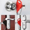 thumbnail image 5 of Portable Door Lock with Storage Bag, Anti-Theft Security Latch for Home, Hotel, Apartment, and School Use, 5 of 5