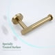 thumbnail image 5 of Brushed Gold Bathroom Accessories Towel Bar Bath Robe Hook Brass Knurled Bathroom Hardware Set Shelf for Towels Paper Tissue Hol My Lux Decor Round, 5 of 26