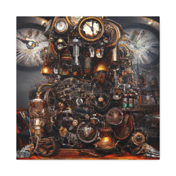 Clockwork-Lace Symphony - Canvas