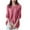 Red, variant on Diufon Womens Long Sleeve Sweaters Fall Casual Solid Color Tops Rounds Neck Pullover Tops