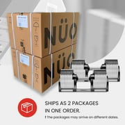 NUOBELL Adjustable Dumbbells Pair 5-80 lbs : the Adjustable Dumbbell Set to Replace 16 Sets of Dumbbells. Add Nuobell Dumbbells 80lb and Free Weights to Your Home Gym. Just Twist the Handle to Adjust