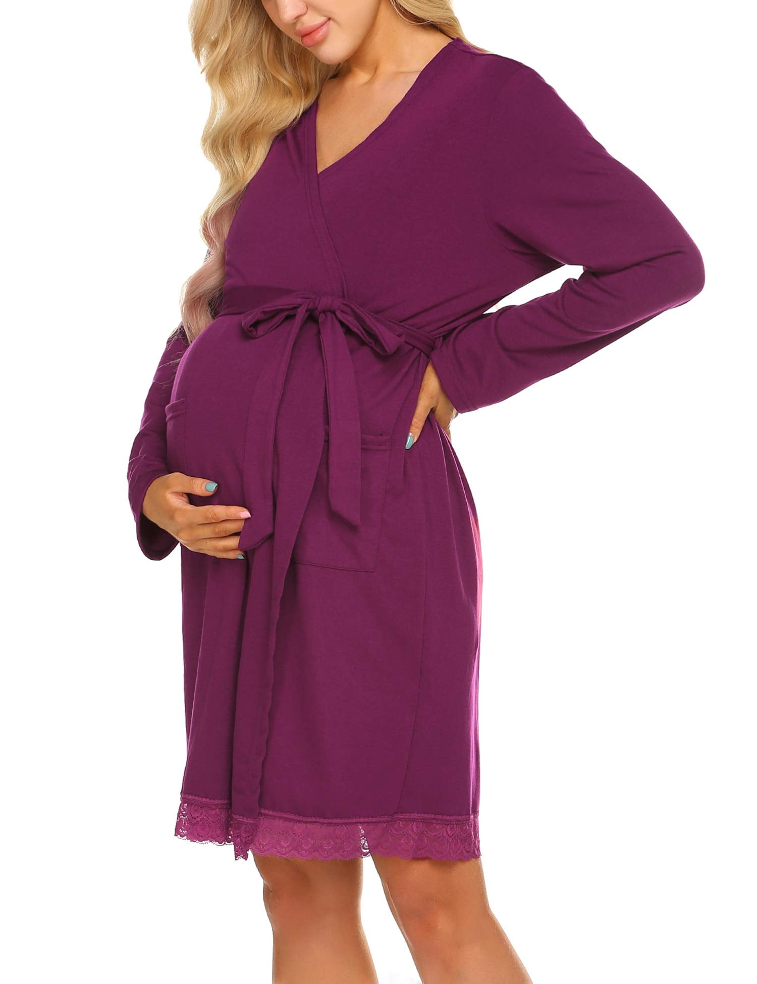 plain cotton robe