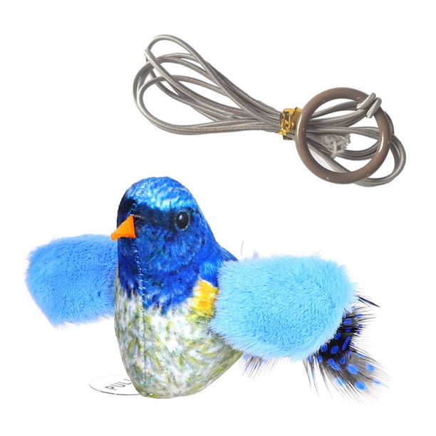 Methold Juguete realista para gatos y pájaros con sonda integrada para estimular los instintos, juguete interactivo para gatos Juguetes para gatos B