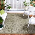 thumbnail image 2 of SAFAVIEH Courtyard Neofit Animal Indoor/Outdoor Area Rug, Dark Green/Beige, 5'3" x 7'7", 2 of 9
