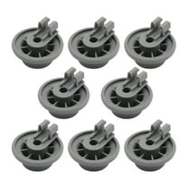 8Pcs 611475 Dishwasher Lower Dishrack Wheel - Gray, Replacement for Bosch, Replaces BSH-00611475, 1559847, AH3477735, AH8727387