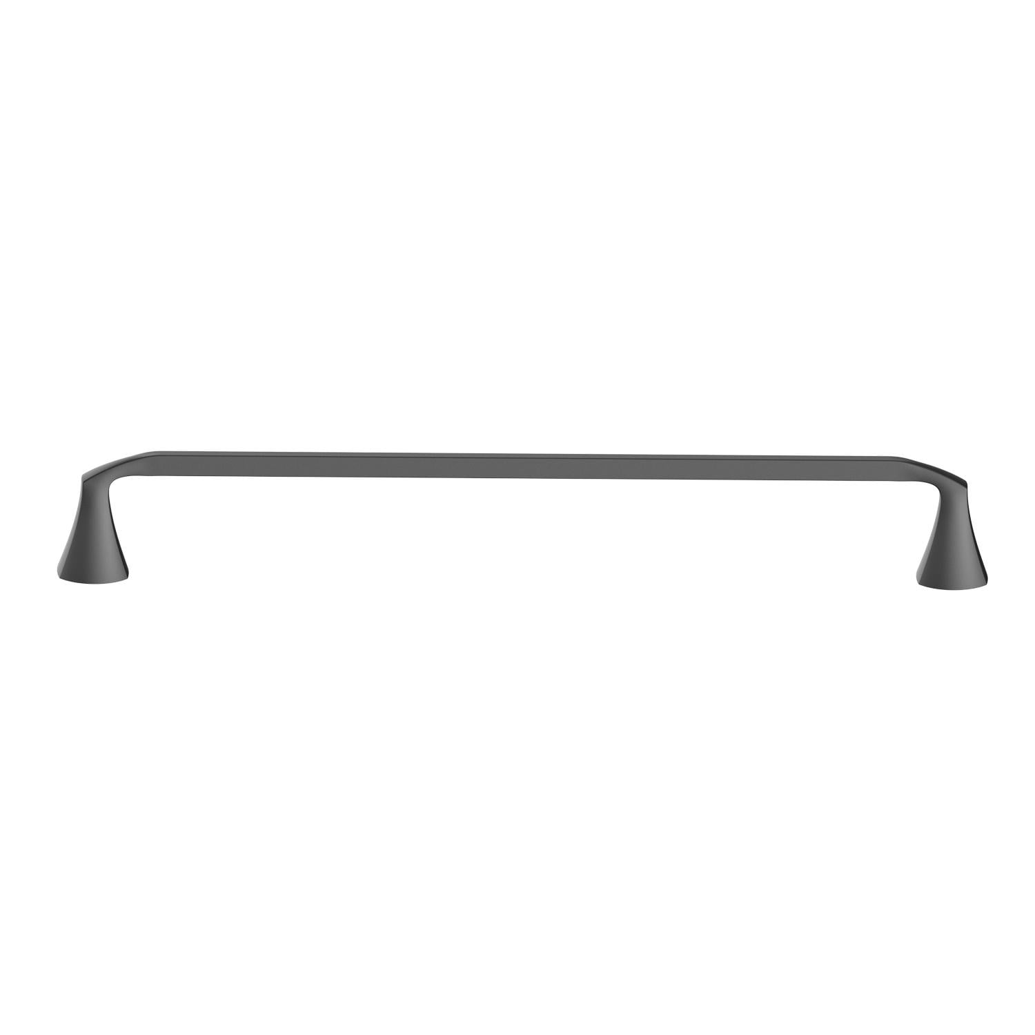 Better Homes & Gardens Simple Flare Wall Mount 24 in Towel Bar, Matte Black
