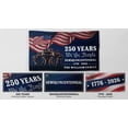 thumbnail image 3 of 250 Years America Flag, 3x5 FT US 250th Anniversary Flags 1776-2026 Merchandise Banner, 250 Anniversary USA Flag with Grommets, Outdoor Patriotic Yard Décor, 3 of 5
