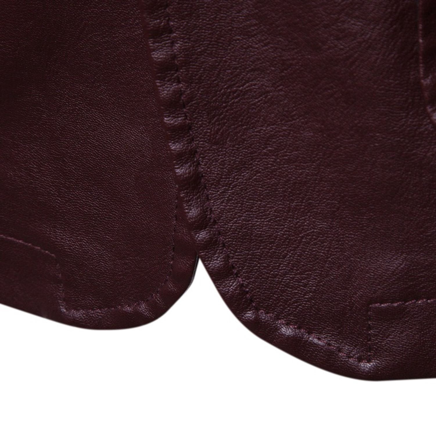 SWSMCLT Men's Blazer Jacket Fall Vintage Moto Biker Long Sleeve Faux Leather Jacket Slim Fit Notch Lapel Motorcycle Jackets Burgundy 50