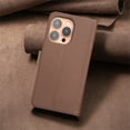 thumbnail image 5 of Allytechgroup Wallet Case for iPhone 11 Pro Max, PU Leather Case with Credit Card Slot Magnetic Closure Floral Cutout Shockproof Protective Back Cover for iPhone 11 Pro Max, Brown, 5 of 9