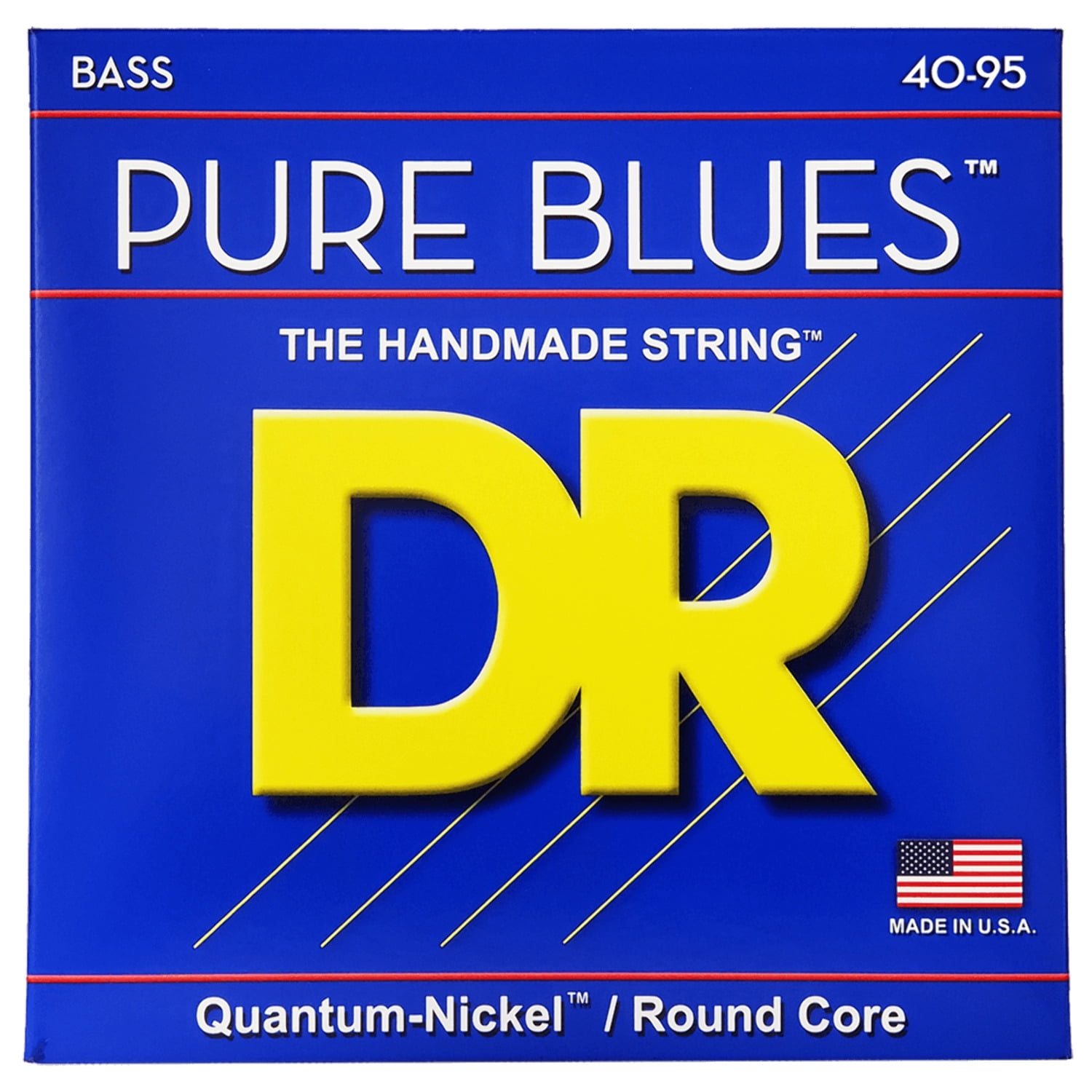 DR Strings Pure Blues PBVW-40 Electric Bass Strings (40-95)
