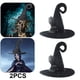 thumbnail image 1 of 2 Uds Sombrero Halloween Disfraz Bruja Tocado para Mujeres Hombres Fiesta Disfraces, 1 of 9