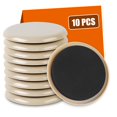 thumbnail image 1 of Deslizadores para muebles Ninsula, 10 piezas, 9 cm, alta resistencia, beige, 1 of 7