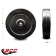 thumbnail image 2 of SCC - 5" Hard Rubber Wheel Only - 3/8" Bore - 350 lbs Capacity, 2 of 2