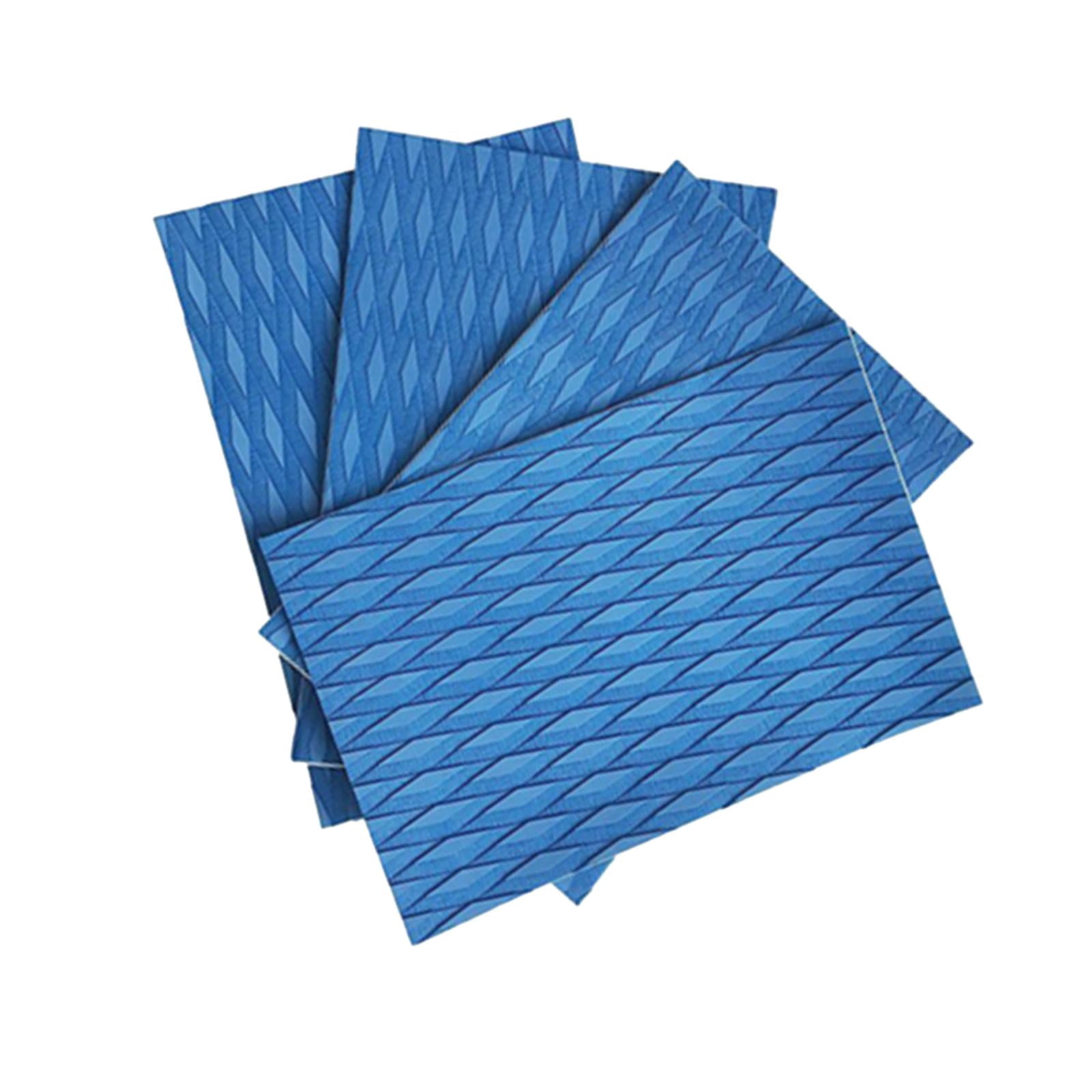 Non Slip Surfboard Traction Pad EVA Foam Deck Grip Mats DIY Trimmable Sheet for Skimboard Skateboard Boat Kayak Golf Cart Fish Board Wakesurf Board Blue