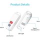 thumbnail image 1 of Alarma de seguridad personal ShuxiuWang 130 dB blanco 1 paquete, 1 of 2