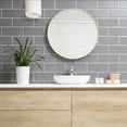 thumbnail image 6 of Uxcell 5Pcs Peel and Stick Backsplash Tiles 10.6" x 10.6" 3D Thickened Stone Texture Self-Adhesive Tile Stickers Wallpaper Wall for Kitchen Bathroom Bedroom, Gold Brown Black, 6 of 7