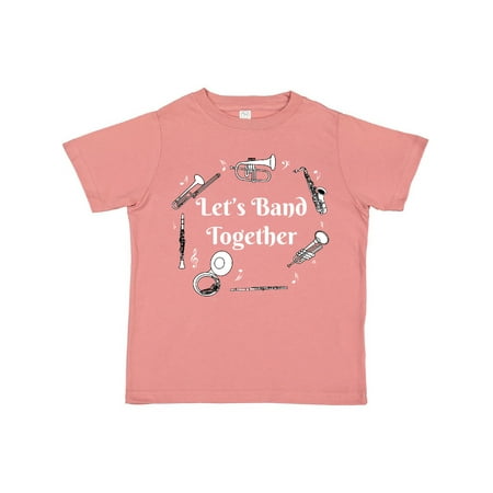

Inktastic Band Together White Text Gift Toddler Boy or Toddler Girl T-Shirt
