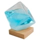 thumbnail image 2 of Botella de pronóstico del tiempo de cristal Macarena Azul con Base, 2 of 8