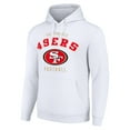 thumbnail image 2 of Unisex Starter White San Francisco 49ers Logo Pullover Hoodie, 2 of 3