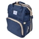 thumbnail image 4 of Mochila multifuncional plegable de gran capacidad para guardar pañales de bebé, ideal para viajes, color azul oscuro., 4 of 14