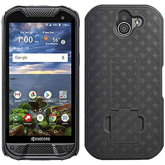 Rome Tech Kyocera Duraforce Pro 2 E6900 Shell Holster Combo Case With Belt clip