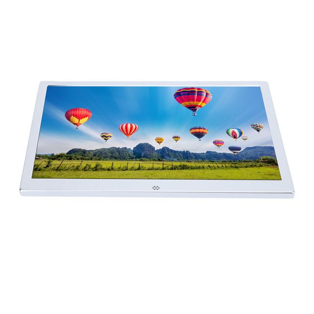 Marco de fotos digital Bling Bling 12 pulgadas HD 1280x800 Plateado