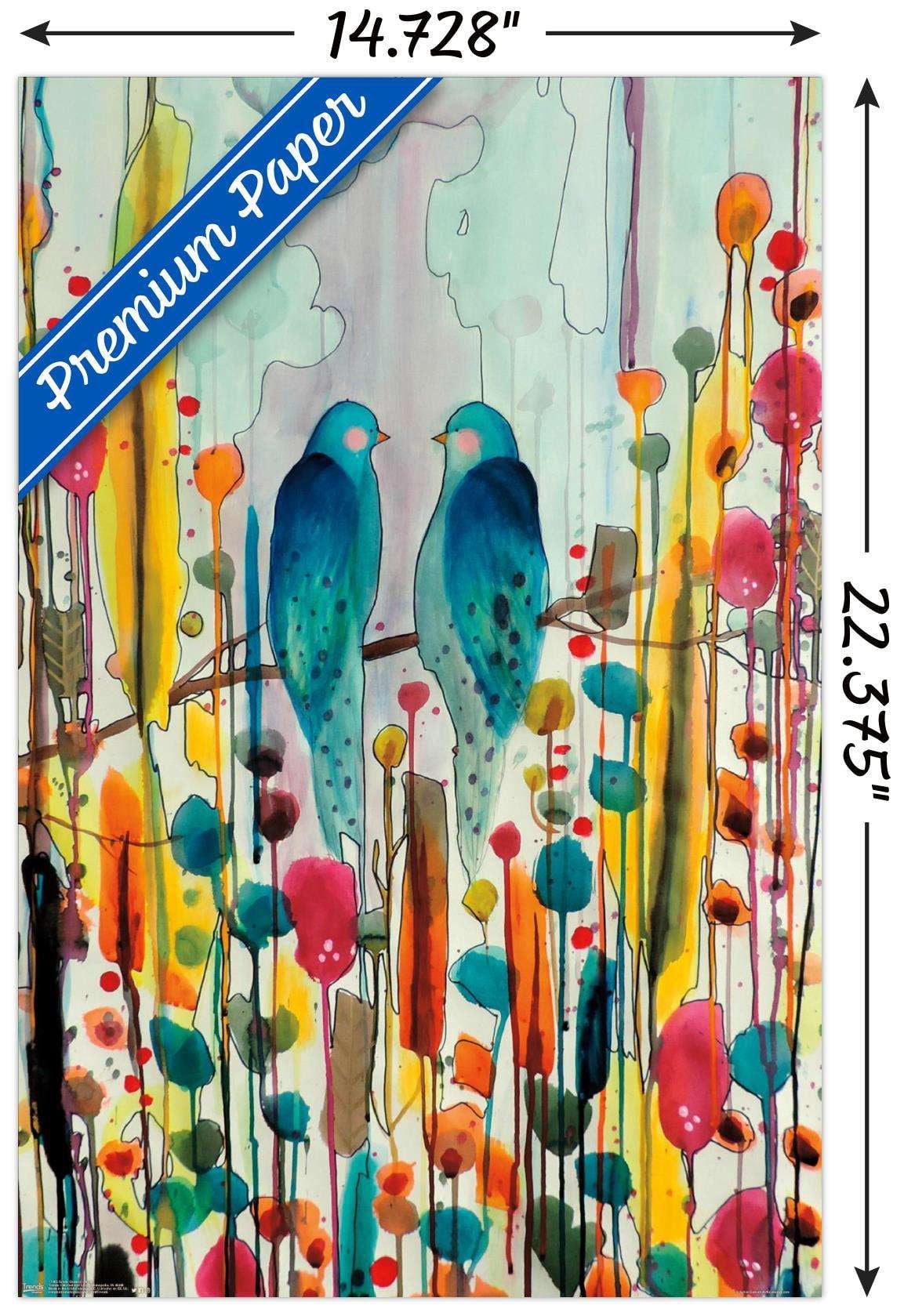 SylVie Demers - Birds Wall Poster, 14.725" x 22.375"