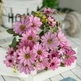 thumbnail image 6 of SPRING PARK 1Pc Artificial Fake Flowers Plastic Daisy Bouquet Party Garden Wedding Home Decor, 6 of 7