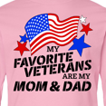 thumbnail image 4 of Inktastic My Favorite Veterans Are My Mom and Dad Long Sleeve Youth T-Shirt, 4 of 5