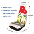 thumbnail image 4 of Vsdgher Avocado Lovers Wearing Umbrella Automotive Seat Covers for Cars Trucks and SUVs – Car Seat Covers for Truck Seat Protectors Set of 2, 4 of 7