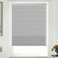 thumbnail image 2 of MOOD Blackout Cellular Shades | Luxury meets function | Cordless, Extra Large 1.5 Inch Cells, Insulation, Acoustic Comfort | Honeycomb Blinds for Windows | Dove Grey | 67.5" Width x 36" Height, 2 of 7