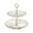 White-WH-home supplies, variant on LEFTHIGH Home 3 Tier Transparent Plastic Fruit Dessert Stand Plate Server 26x25x20.5cm for Party Wedding Candy Snack Table Centerpiece Display New Home Essentials